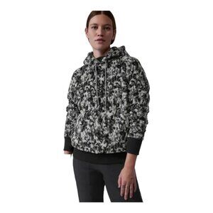 Athleta XXS Glacier Black Tugga Sherpa Hoodie